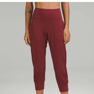 Lululemon Align High-Rise Cropped Jogger - Mulled Wine sz 6